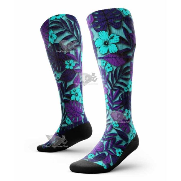 Purple Poison Knee High Compression Socks