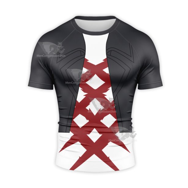 Ragna Crimson Woltekamui Short Sleeve Compression Shirt