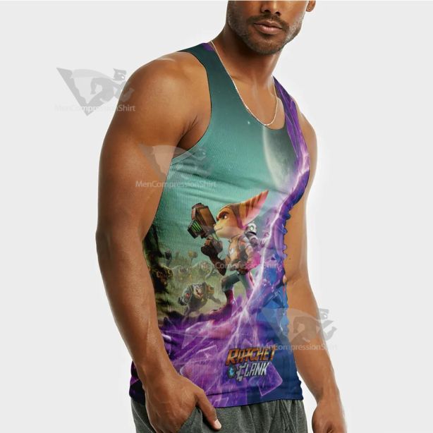 Ratchet Clank Universe Sleeveless Compression Shirt