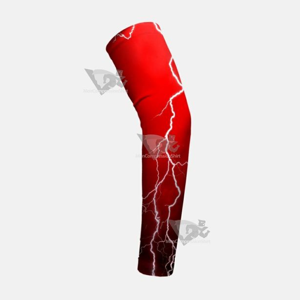 Red Lightning Kids Arm Sleeve