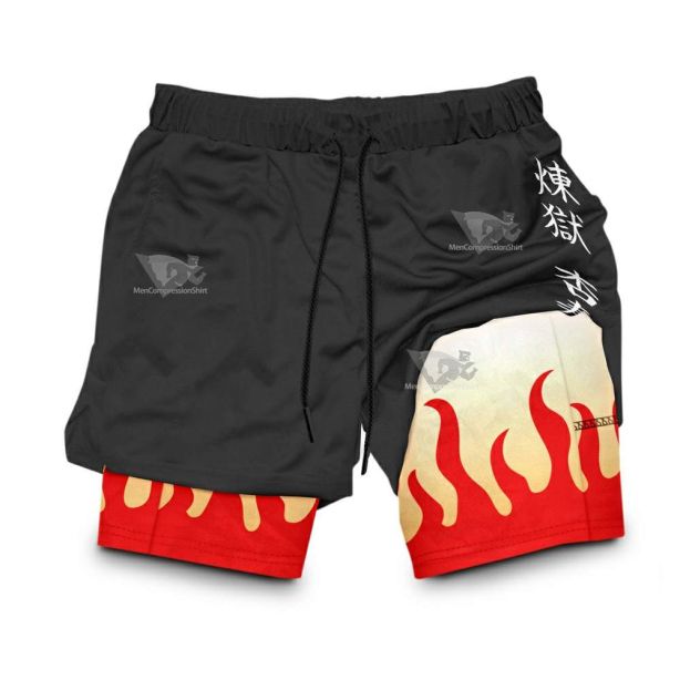 Rengoku Fashion Compression Shorts