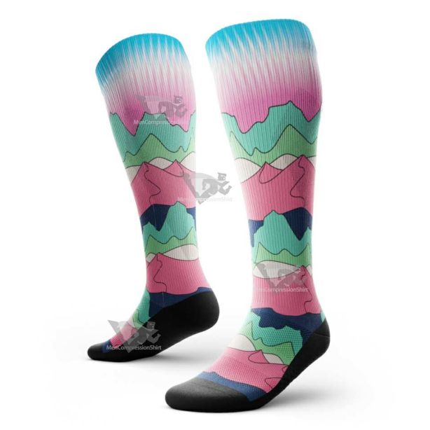 Rolling Hills Knee High Compression Socks