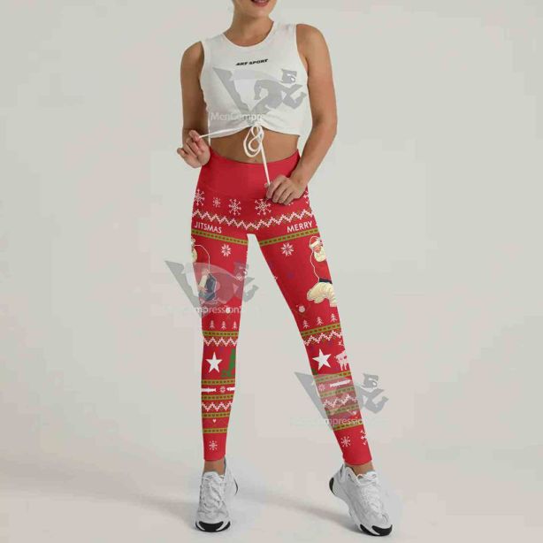 Santa Merry Jitsmas Leggings