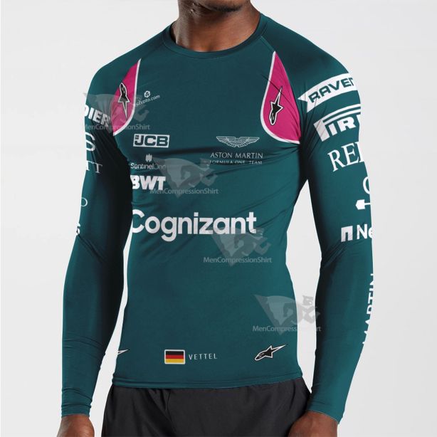 Sebastian Vettel Long Sleeve Compression Shirt