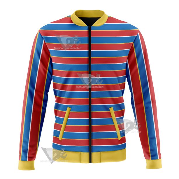 Sesame Street Ernie Line Cosplay Bomber Jacket