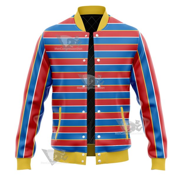 Sesame Street Ernie Line Cosplay Varsity Jacket