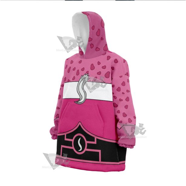 Shezow Pink Cosplay Snug Oversized Blanket Hoodie