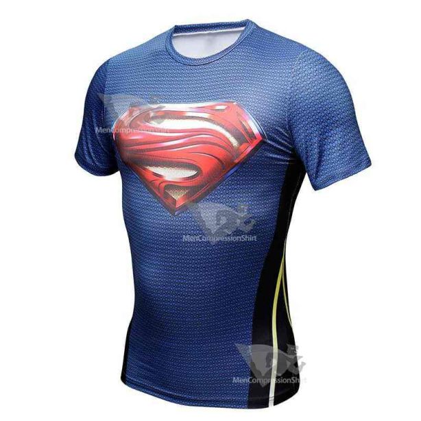 Short Sleeve Kent Compression Shirt For Men