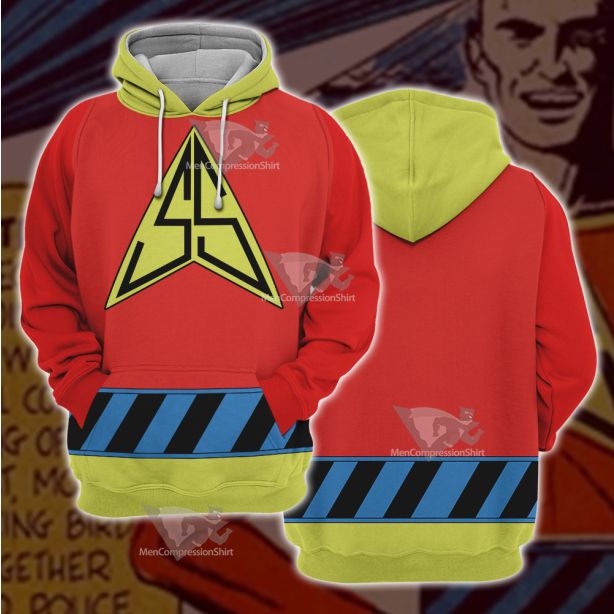 Silver Streak Red And Yellow Cosplay Hoodie