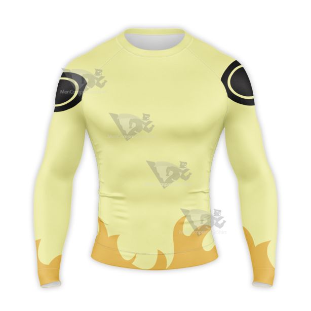 Six Paths Sage Hokage Yellow Long Sleeve Compression Shirt