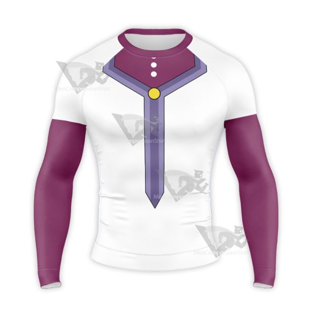 Snow White Shirayuki Outfit Long Sleeve Compression Shirt