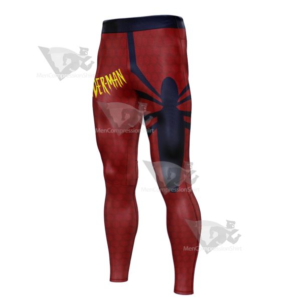 Spider Man 1996 Red Men Compression Legging