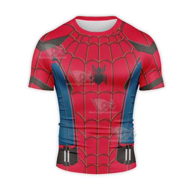 Parker Homecoming Red Suit Short Sleeve Compression Shirt