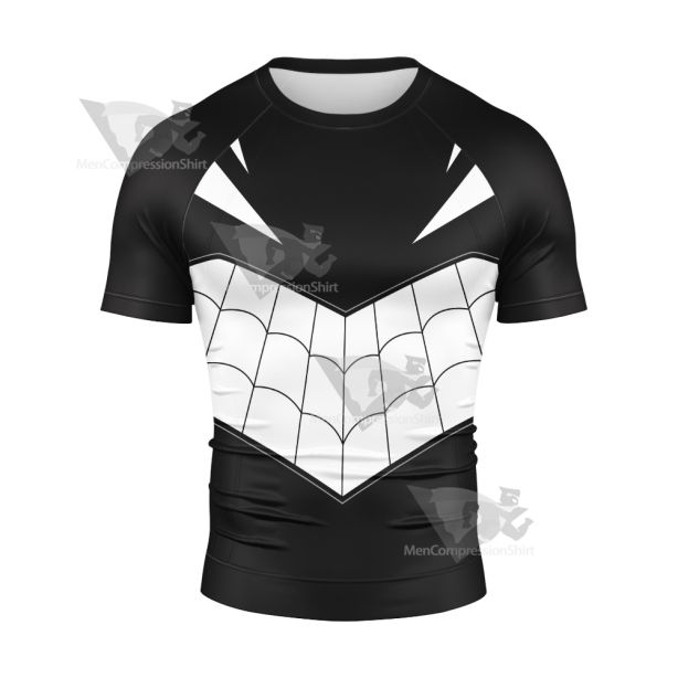 Parker India And Night Spider Rash Guard Compression Shirt