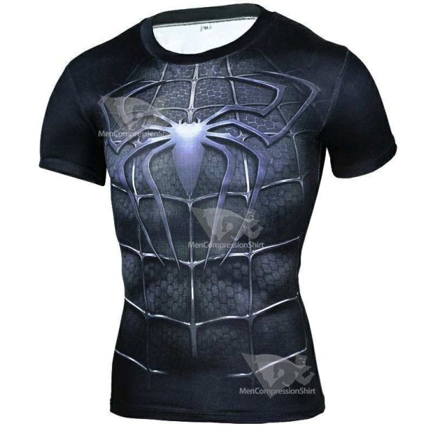 Parker Parker Black Compression Shirt For Men