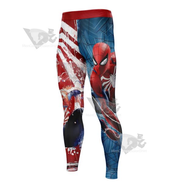 Spider Transformation Red Men Compression Legging