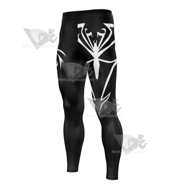 Spiderman Unlimited Symbiote Black Men Compression Legging