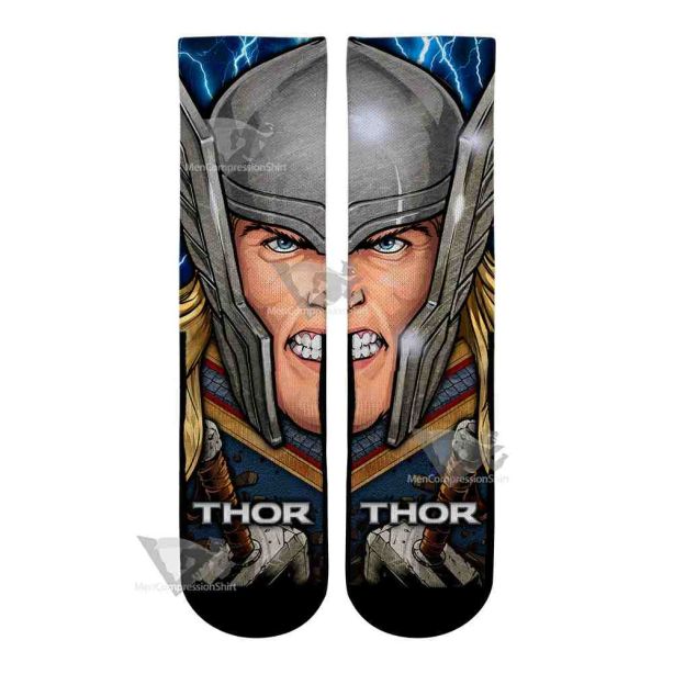 Split Face Thor Men Tight Socks