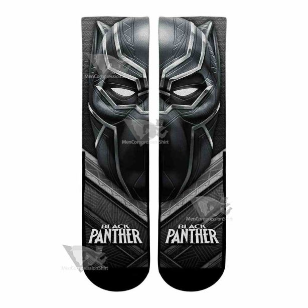 Split Faceblack Panther Men Tight Socks