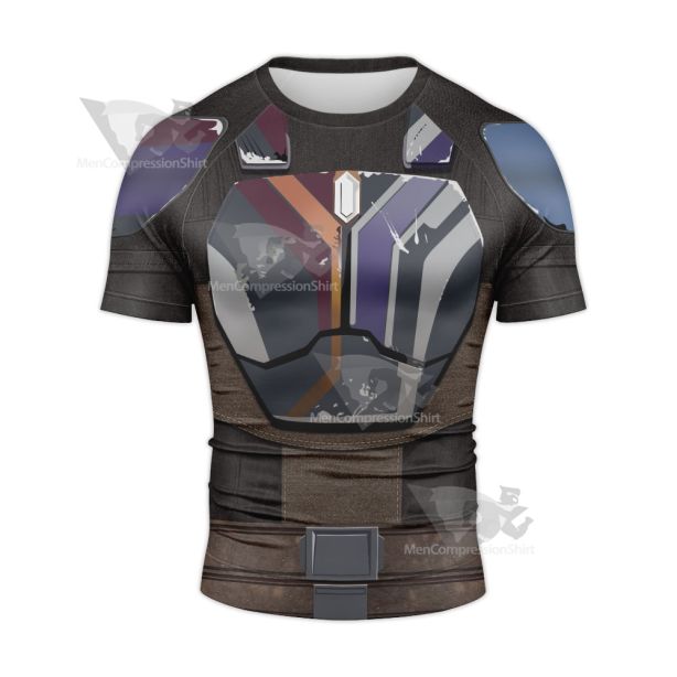 Star Wars Ahsoka Live Action Sabine Rash Guard Compression Shirt