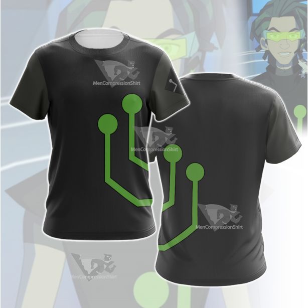 Stretch Armstrong Circuit Stream Green Cosplay T-Shirt