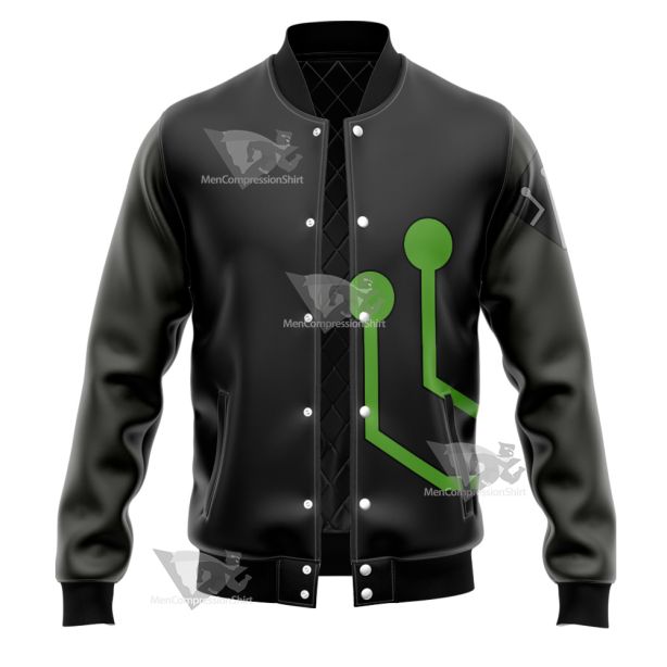 Stretch Armstrong Circuit Stream Green Cosplay Varsity Jacket