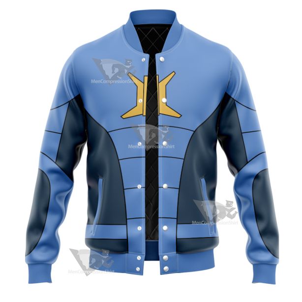 Stretch Armstrong Jake Blue Cosplay Varsity Jacket