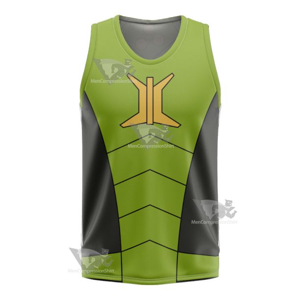 Stretch Armstrong Nathan Park Green Cosplay Basketball Jersey