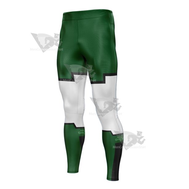 Superhero Green Lantern Green Mens Compression Legging