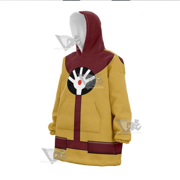 Superheroes Mano Yellow Cosplay Oversized Blanket Hoodie