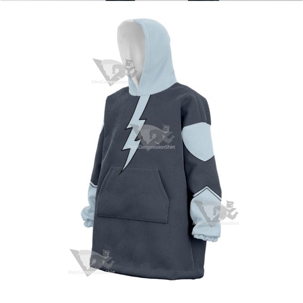 Superheroes Mekt Ranzz Grey Cosplay Oversized Blanket Hoodie