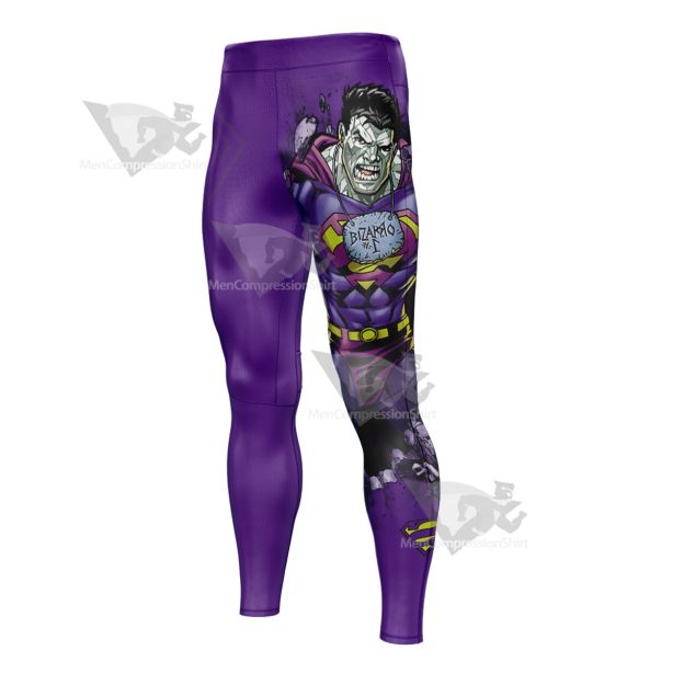 Superman Bizarro Superman Purple Men Compression Legging