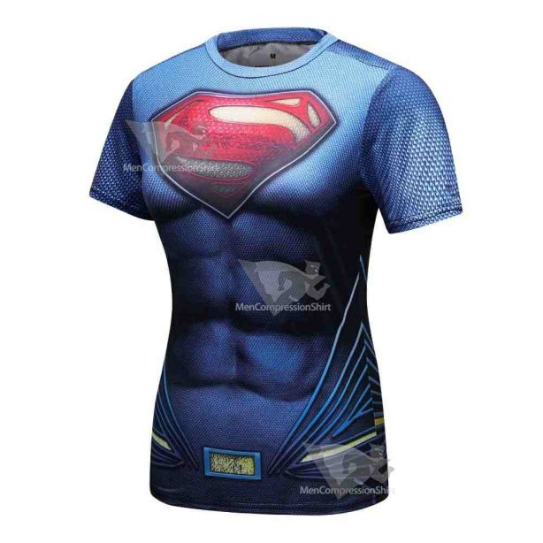 Superman Compression Elite Short Sleeve Rashguard