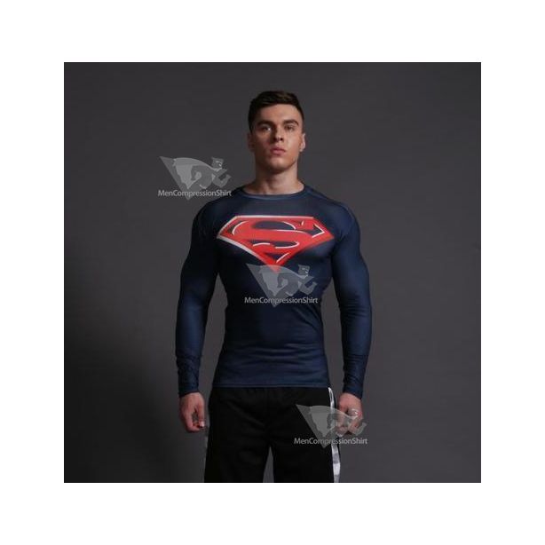 Superman Forever Compression Long Sleeve Rashguard