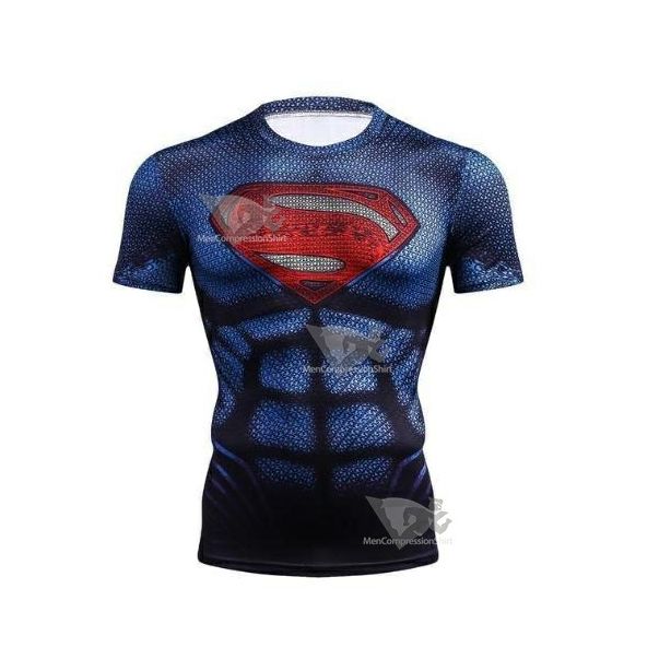 Superman Kingdom Come Compression Short Sleeve Rashguard