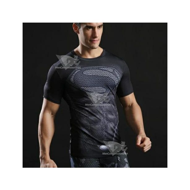 Superman Reign Of Superman Short Sleeve Compression Rashguard