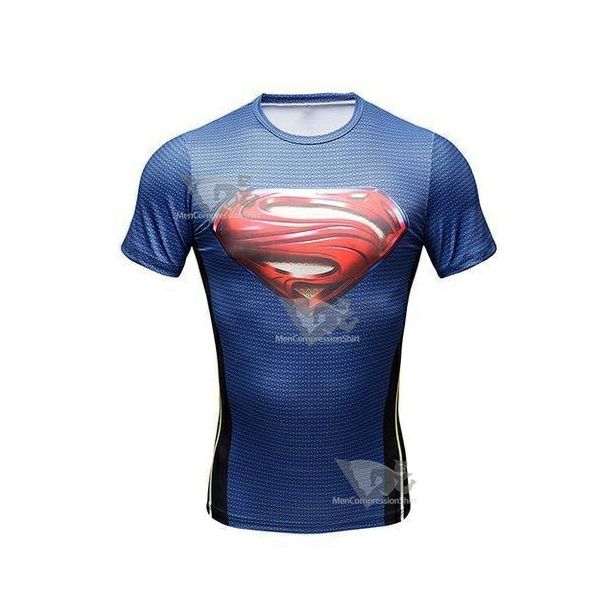 Superman Smallville Compression Short Sleeve Rashguard