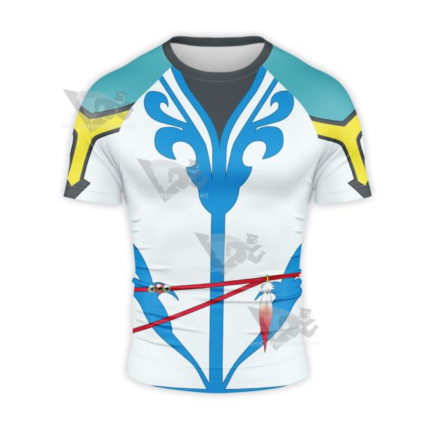 Tales Of Zestiria Adult Mikleo Short Sleeve Compression Shirt