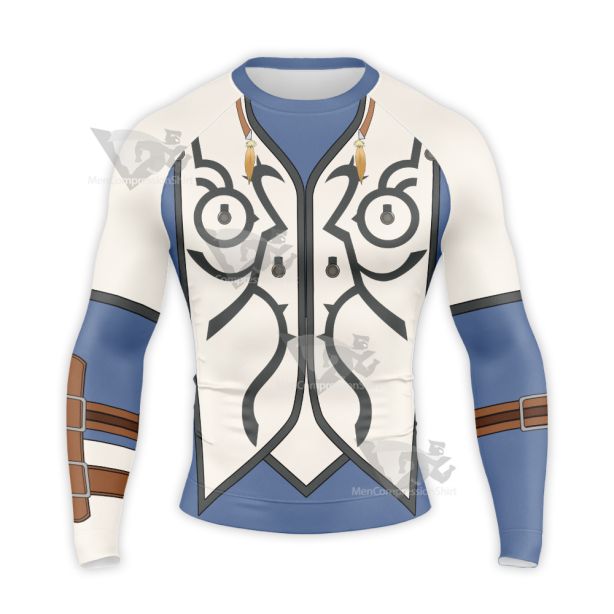 Tales Of Zestiria Sorey White Clothing Long Sleeve Compression Shirt