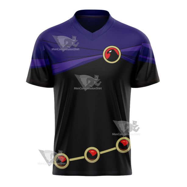 Teen Titans Raven Football Jersey