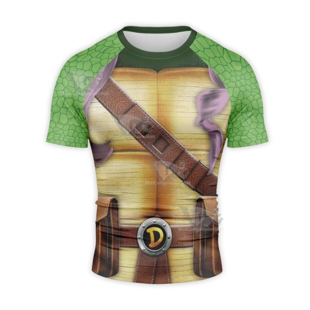 Teenage Mutant Ninja Turtles Donatello Short Sleeve Compression Shirt