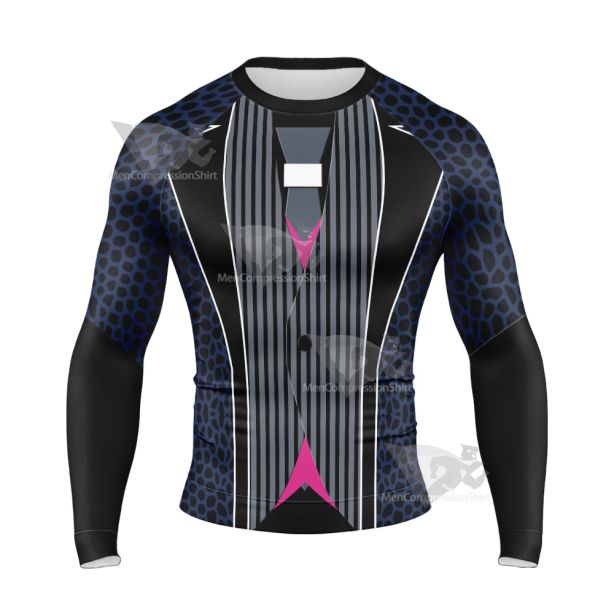 Tekken 8 Devil Kazuya Mishima Long Sleeve Compression Shirt