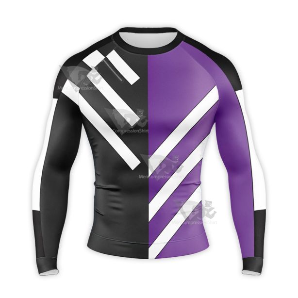 Tekken 8 Reina Purple Coat Long Sleeve Compression Shirt