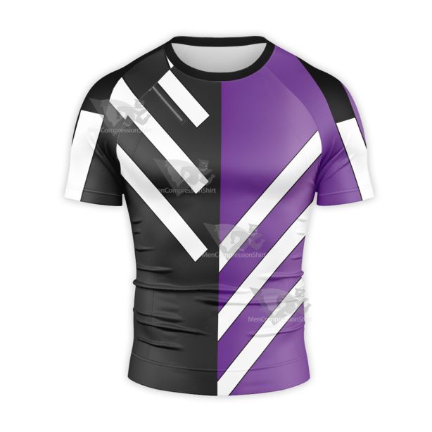 Tekken 8 Reina Purple Coat Short Sleeve Compression Shirt