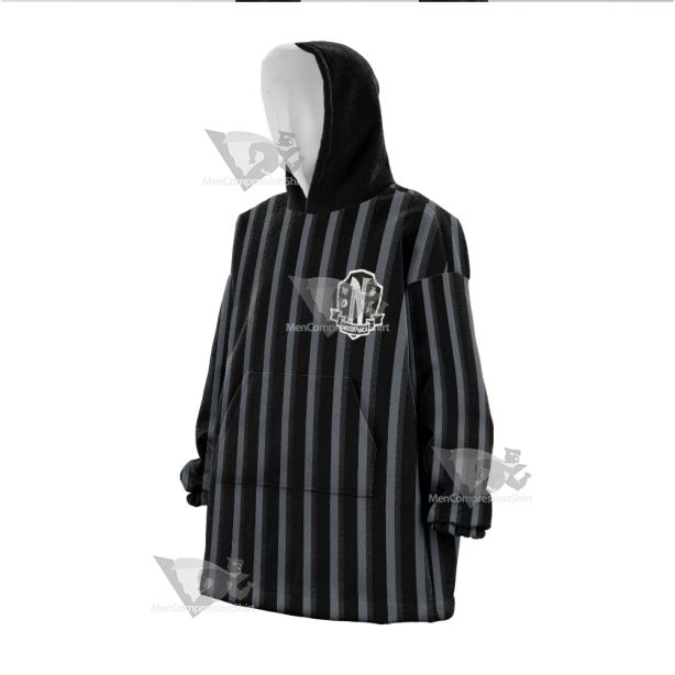 The Addams Family 2022 Wednesday Addams Snug Blanket Hoodie