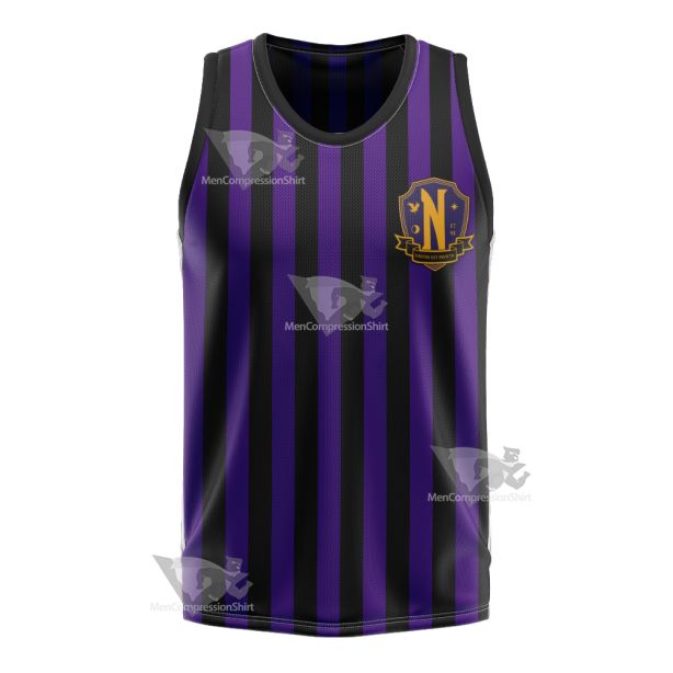 The Addams Family 2022 Wednesday Nevermore Academy Basketball Jersey