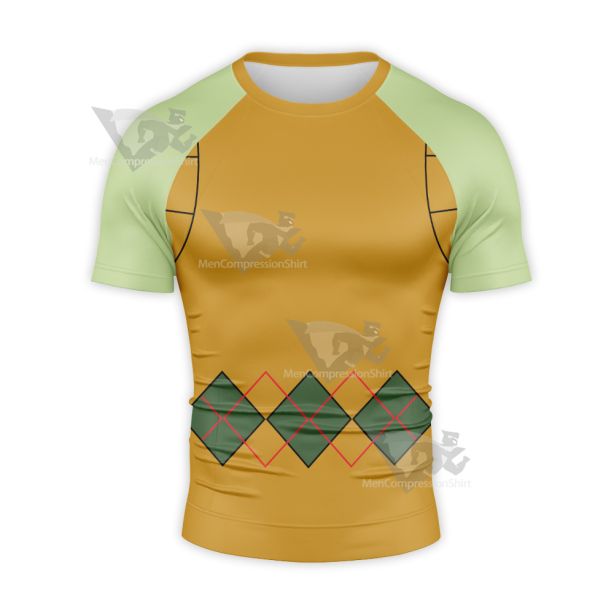 The Critic Jay Sherman Yellow Cosplay Short Sleeve Compression Shirt