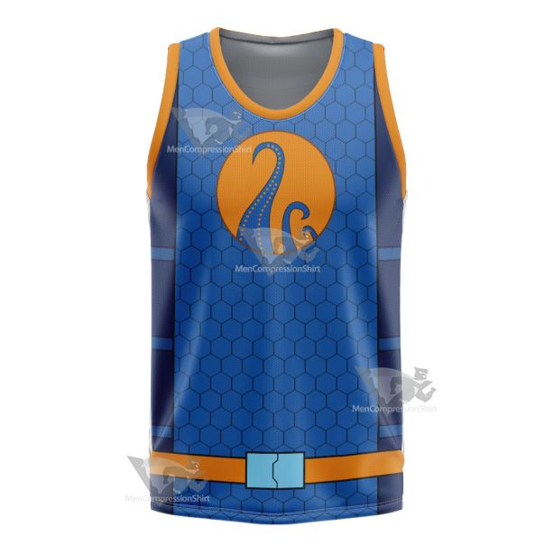 The Deep Antaeus Blue Cosplay Basketball Jersey