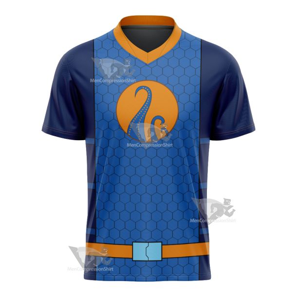 The Deep Antaeus Blue Cosplay Football Jersey