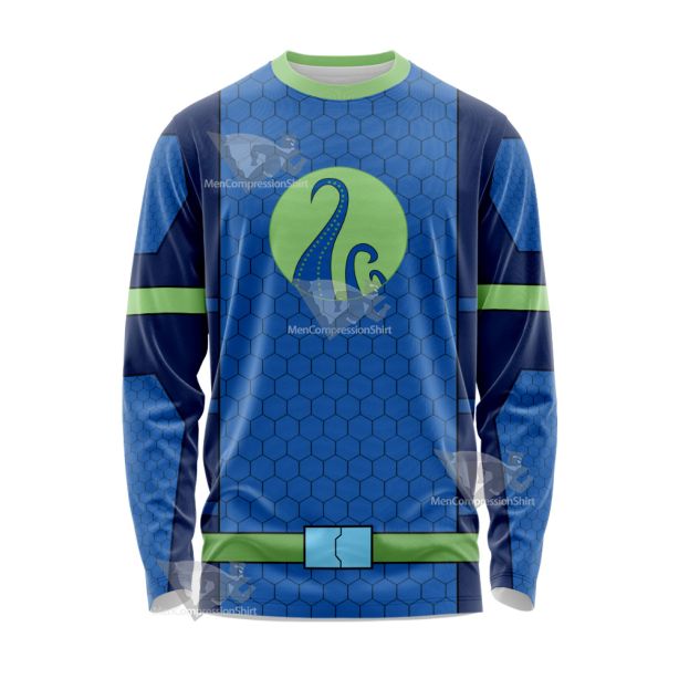 The Deep Fontaine Nekton Green Cosplay Long Sleeve Shirt